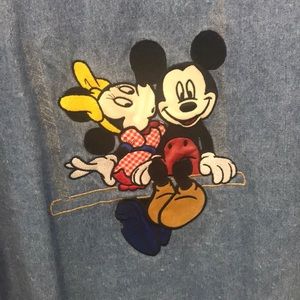 Mickey And Minnie Denim Jacket - Large